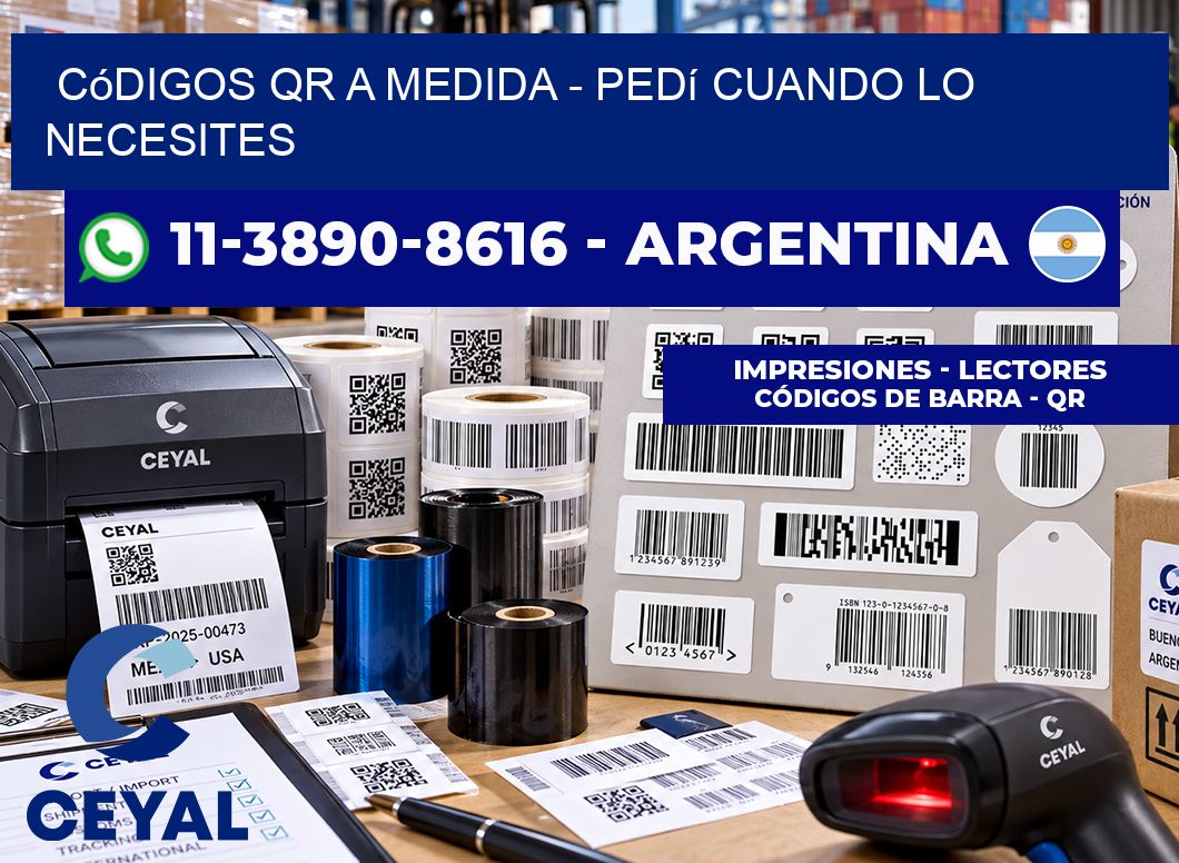 Códigos QR a Medida - Pedí cuando lo necesites