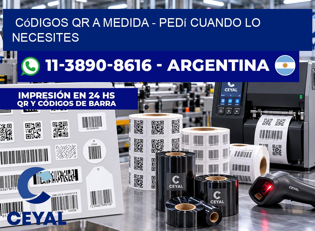 Códigos QR a Medida - Pedí cuando lo necesites