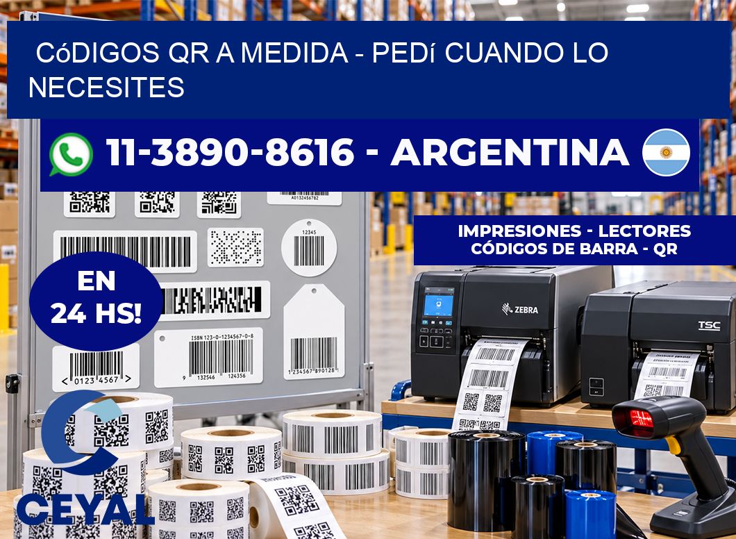 Códigos QR a Medida – Pedí cuando lo necesites