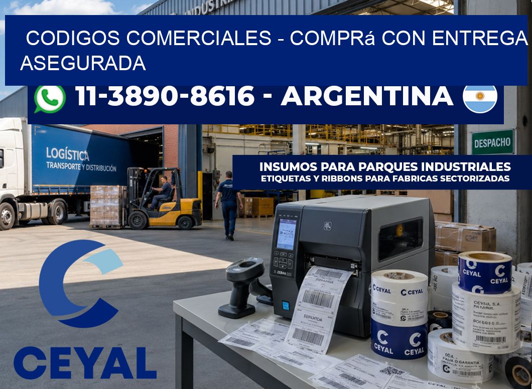 Codigos comerciales - Comprá con entrega asegurada