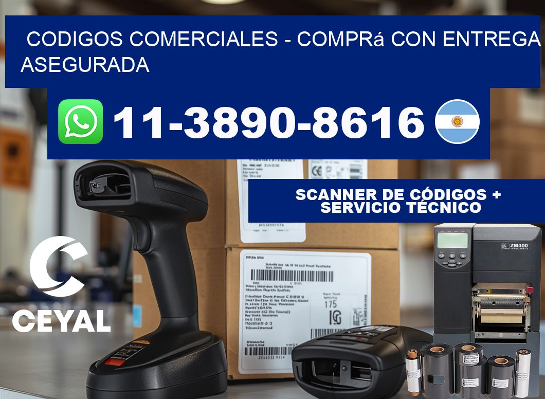 Codigos comerciales - Comprá con entrega asegurada