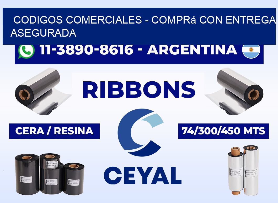 Codigos comerciales - Comprá con entrega asegurada