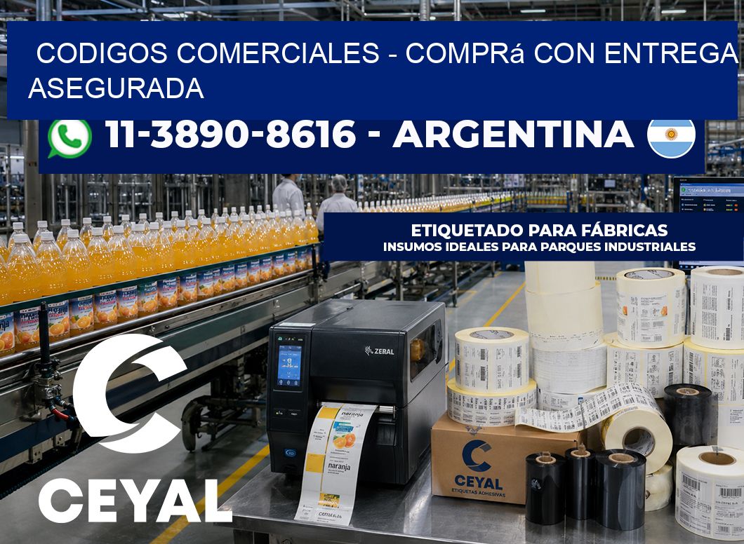 Codigos comerciales – Comprá con entrega asegurada