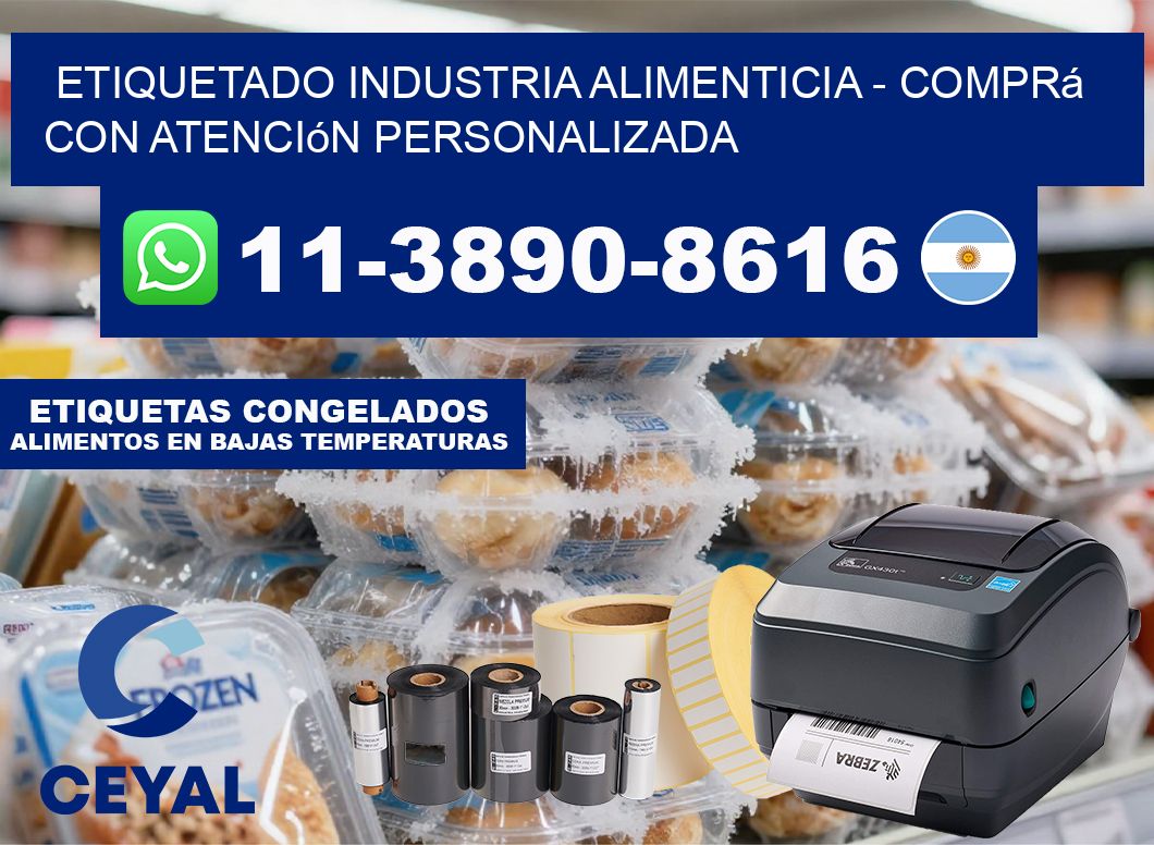 ETIQUETADO INDUSTRIA ALIMENTICIA – Comprá con atención personalizada