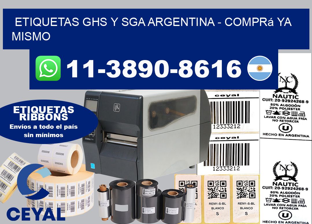 ETIQUETAS GHS Y SGA ARGENTINA - Comprá ya mismo