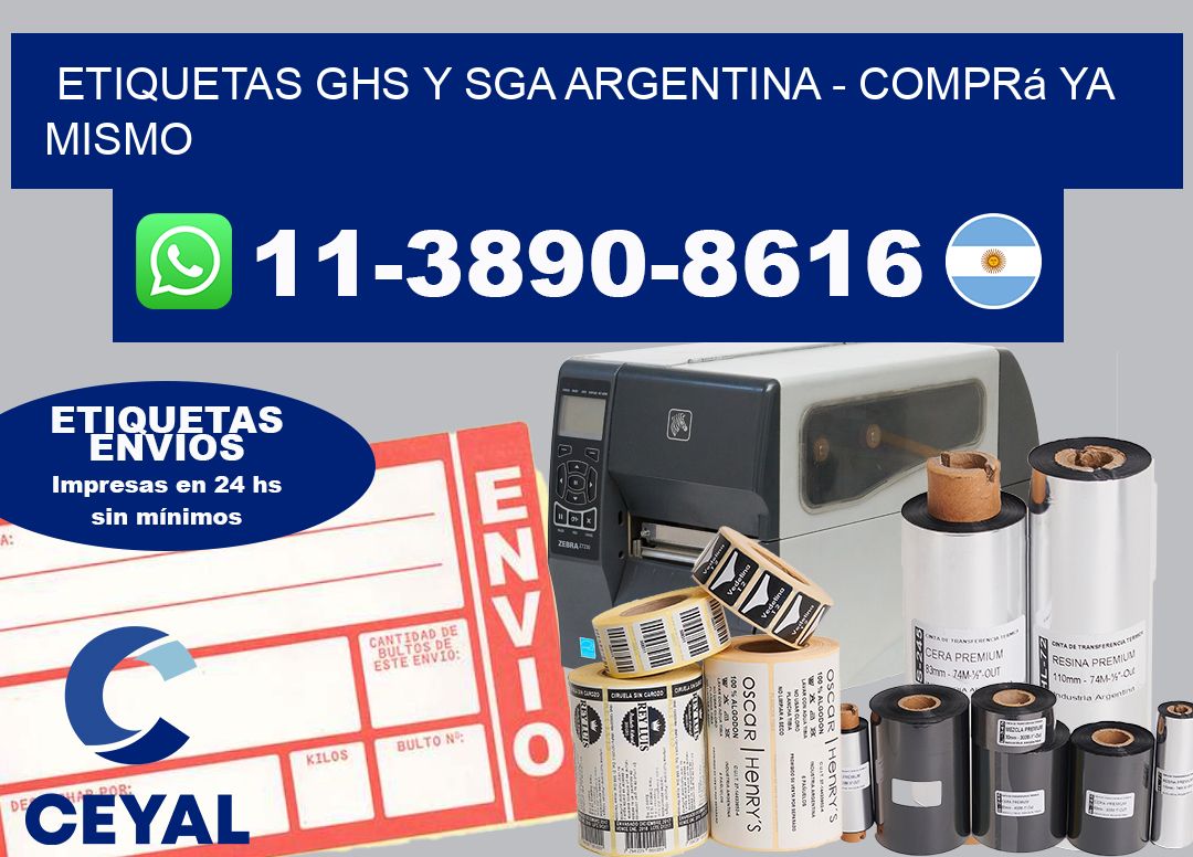ETIQUETAS GHS Y SGA ARGENTINA - Comprá ya mismo
