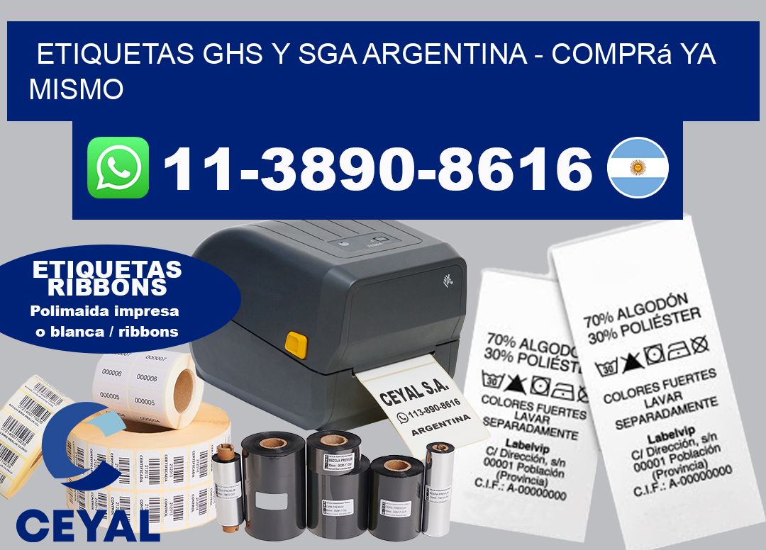 ETIQUETAS GHS Y SGA ARGENTINA – Comprá ya mismo