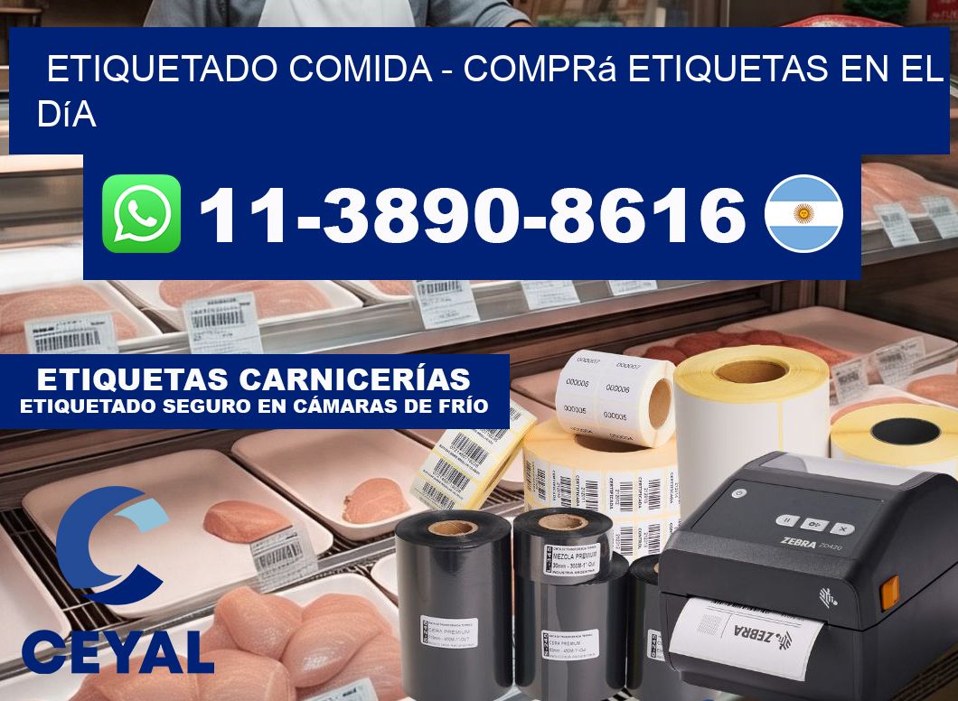 Etiquetado comida - Comprá etiquetas en el día
