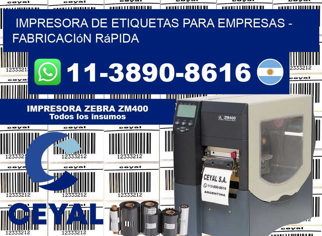 IMPRESORA DE ETIQUETAS PARA EMPRESAS – Fabricación rápida