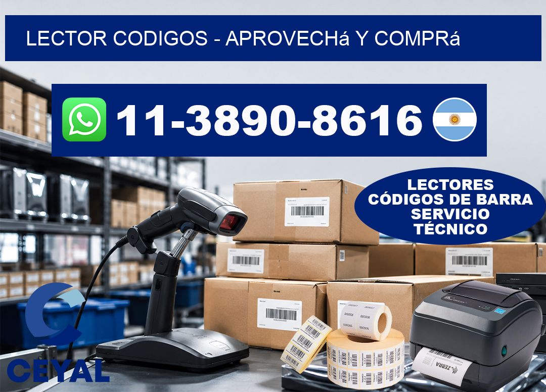 LECTOR CODIGOS - Aprovechá y comprá