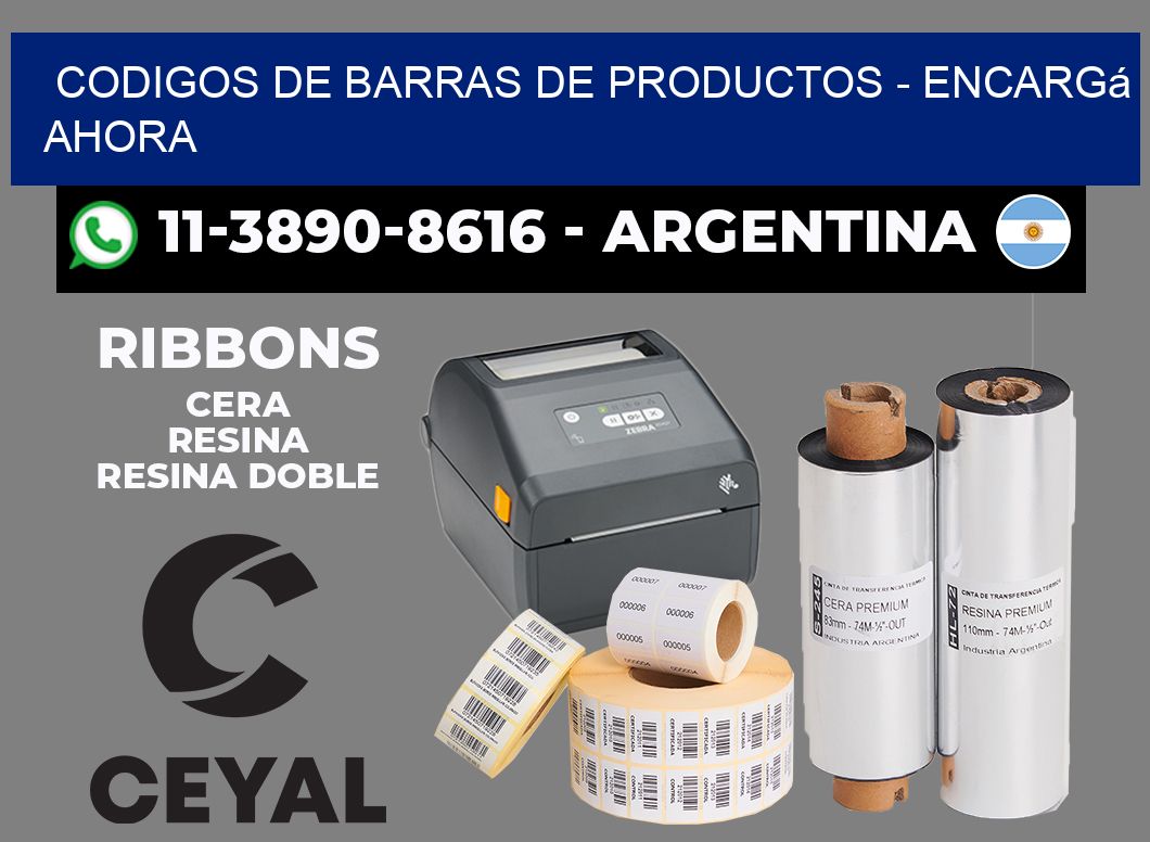 codigos de barras de productos - Encargá ahora