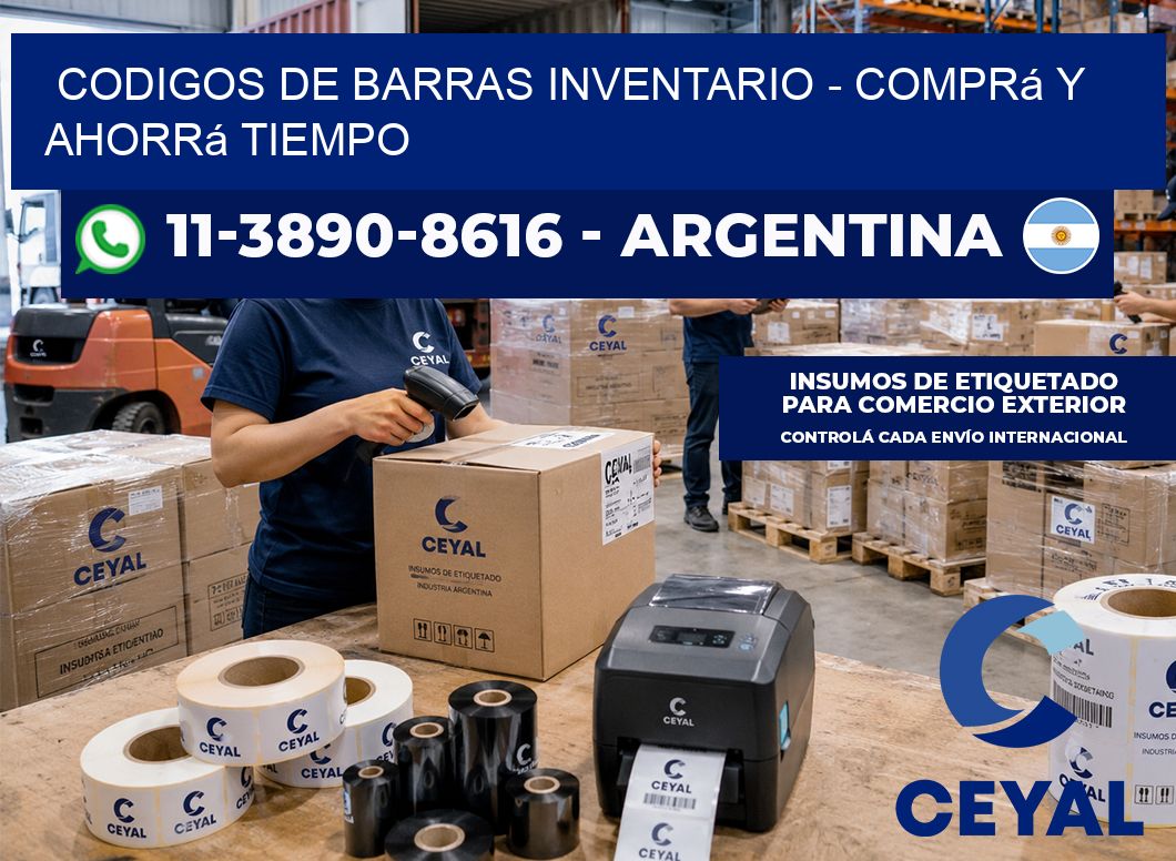 codigos de barras inventario - Comprá y ahorrá tiempo