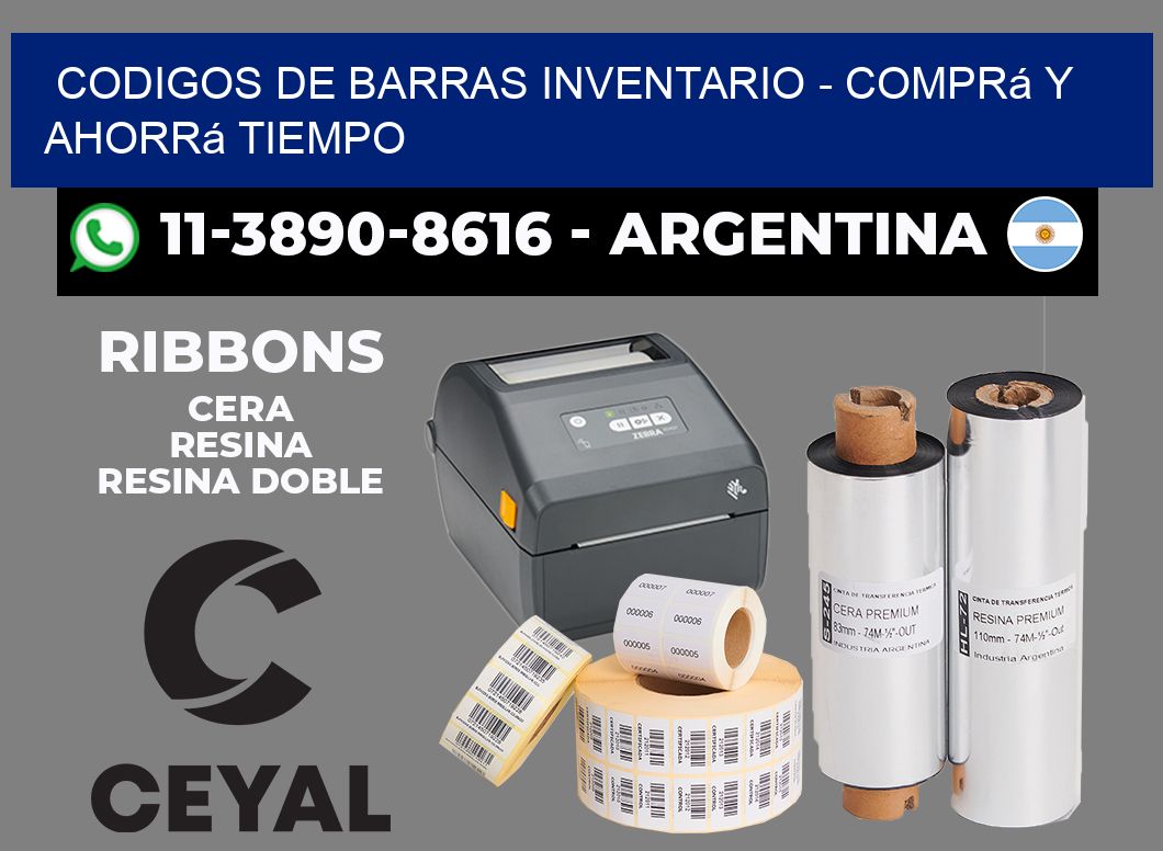codigos de barras inventario - Comprá y ahorrá tiempo