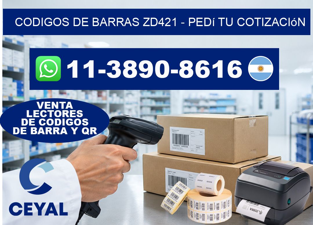 codigos de barras zd421 - Pedí tu cotización