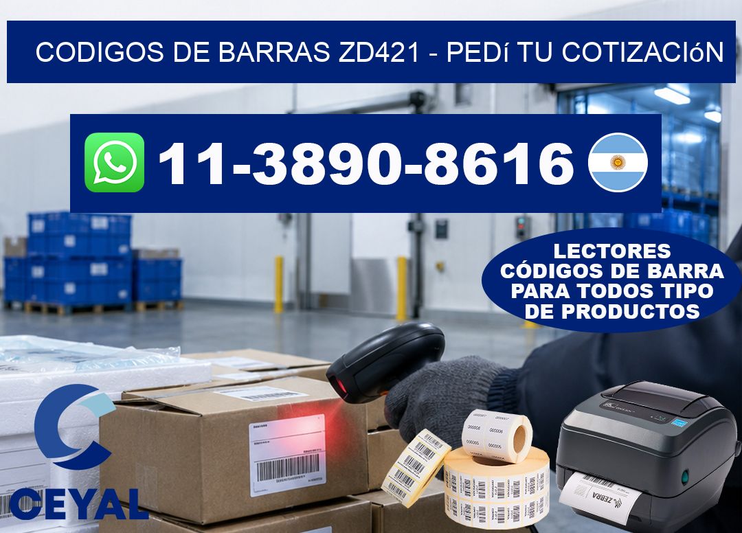 codigos de barras zd421 - Pedí tu cotización