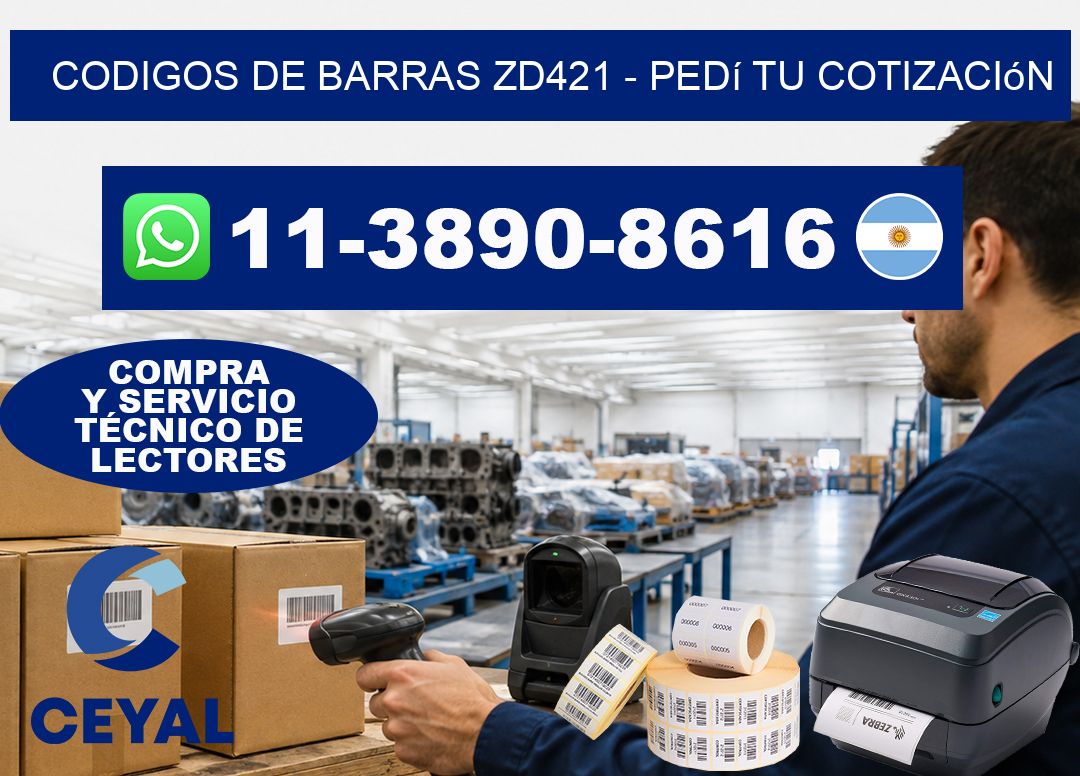 codigos de barras zd421 - Pedí tu cotización