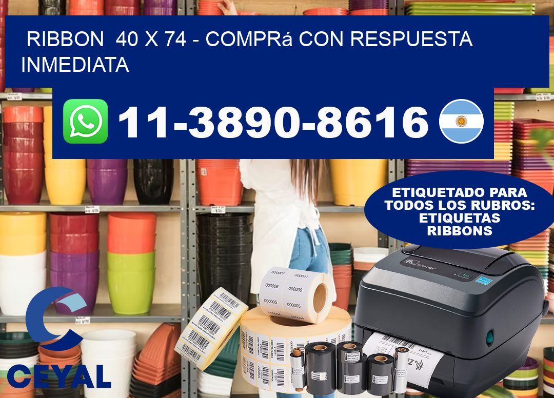 ribbon  40 x 74 - Comprá con respuesta inmediata