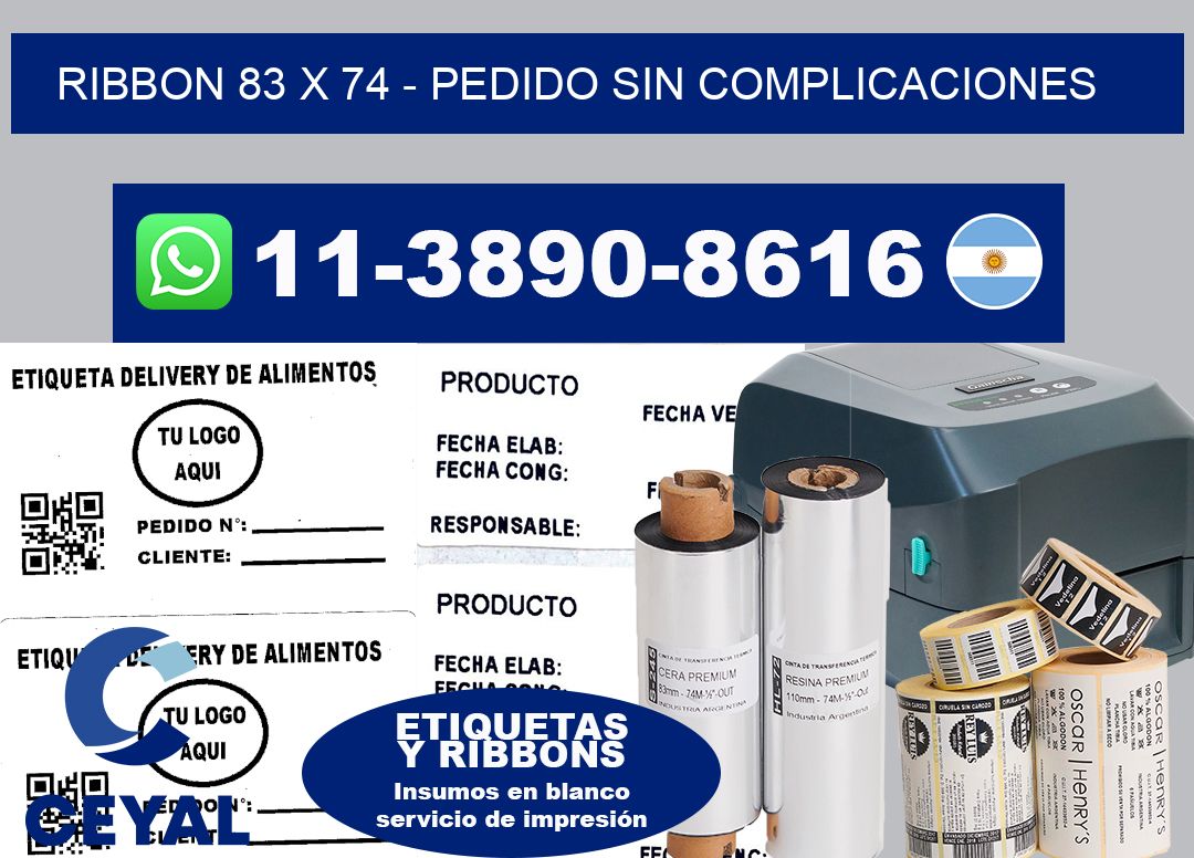 ribbon 83 x 74 - Pedido sin complicaciones