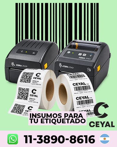 Etiquetas adhesivas para inventario de ropa ZEBRA ZT231